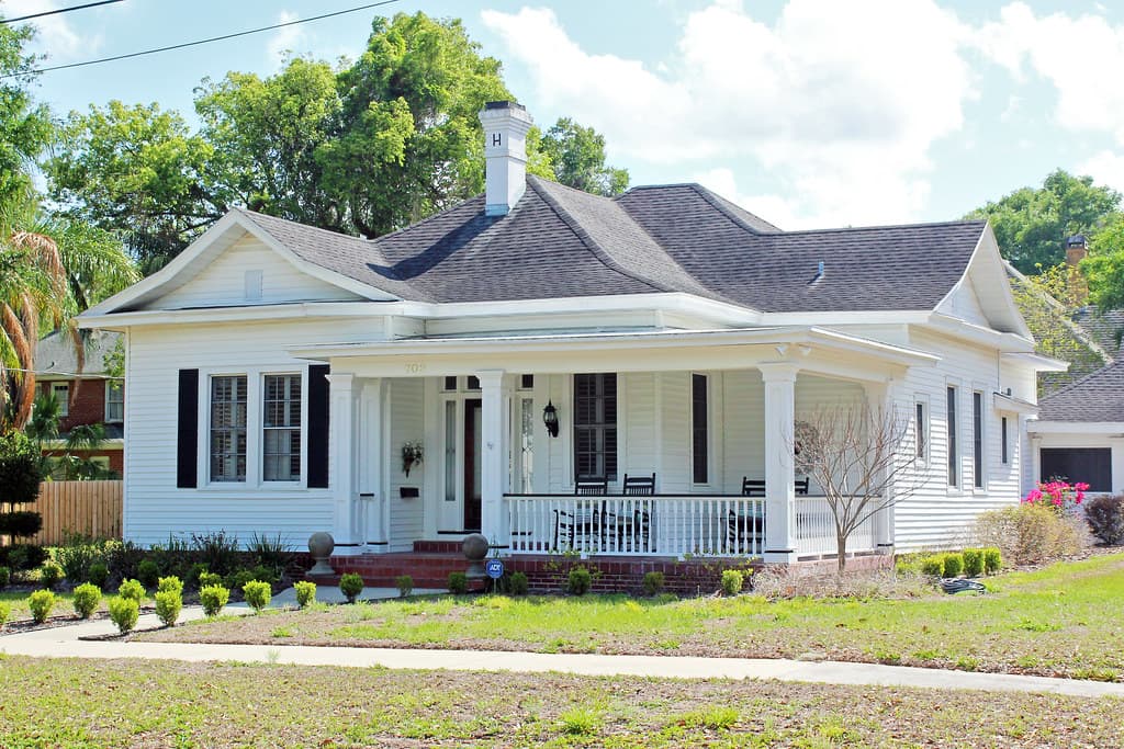 A beautiful older home.