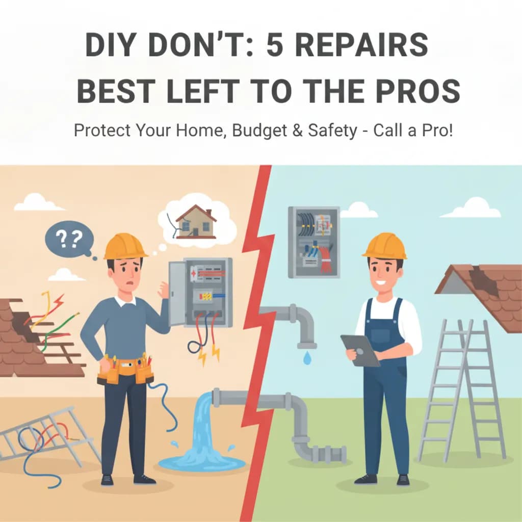 Know your limits. Protect your investment. Learn when to call a pro.