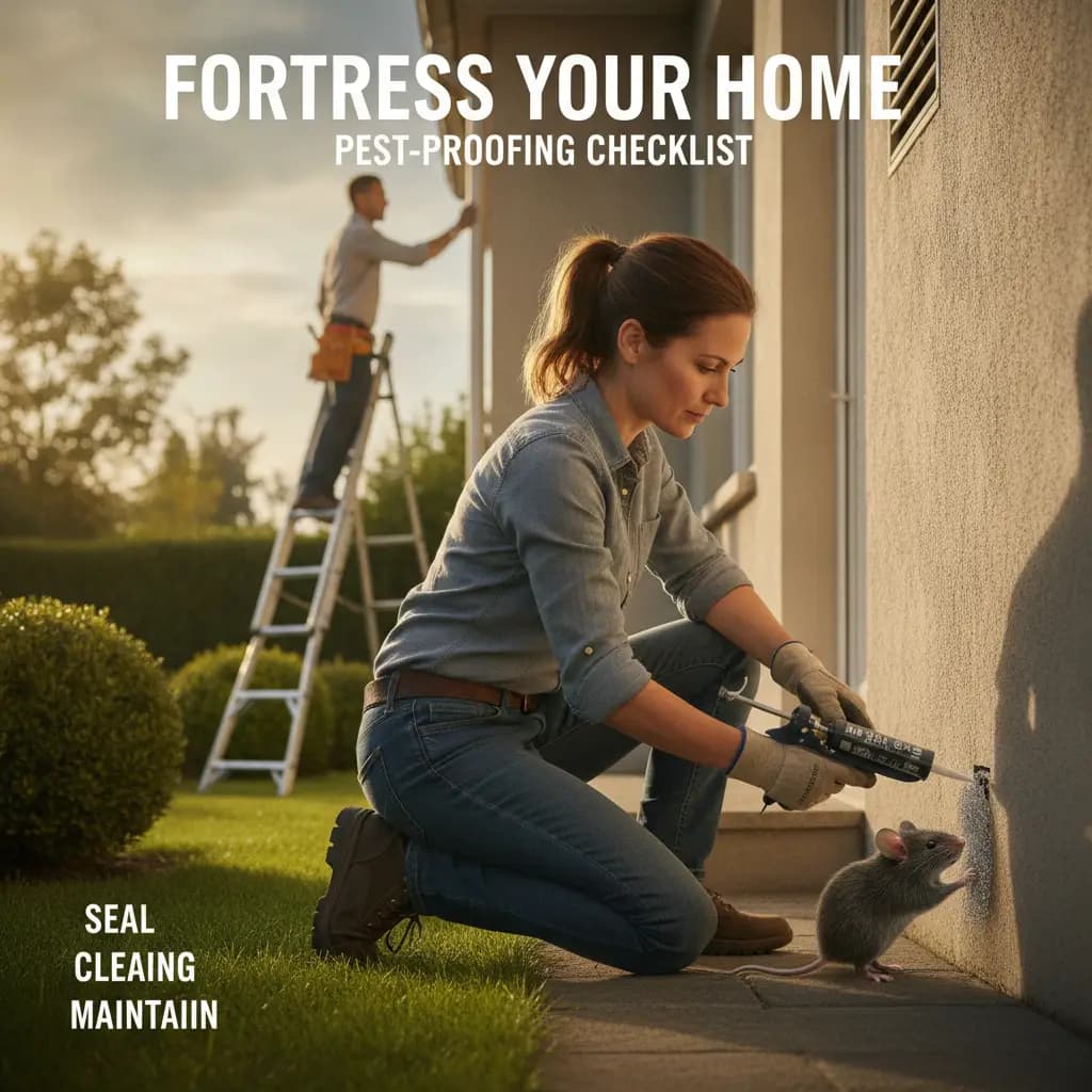 Turn your home into a fortress against unwanted pests.