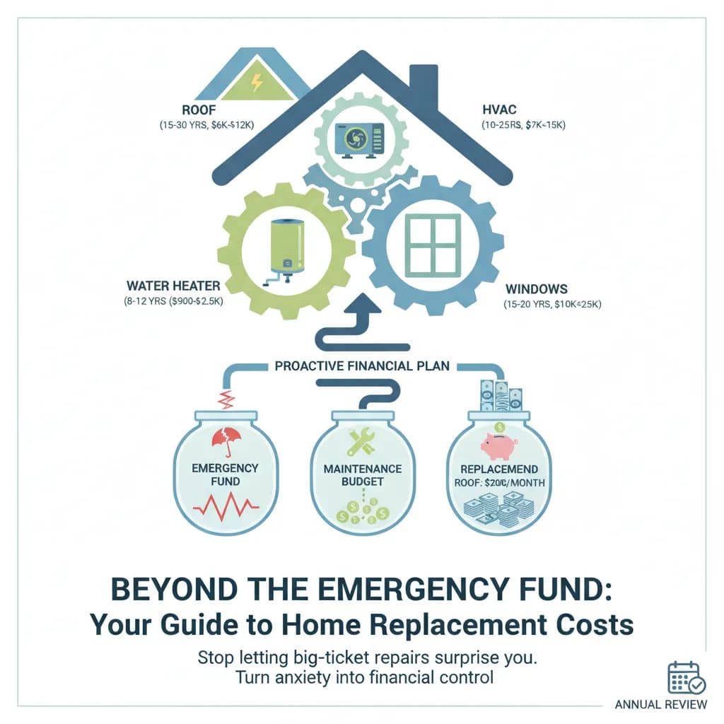 Your home's components have an expiration date. Here's how to plan for them.