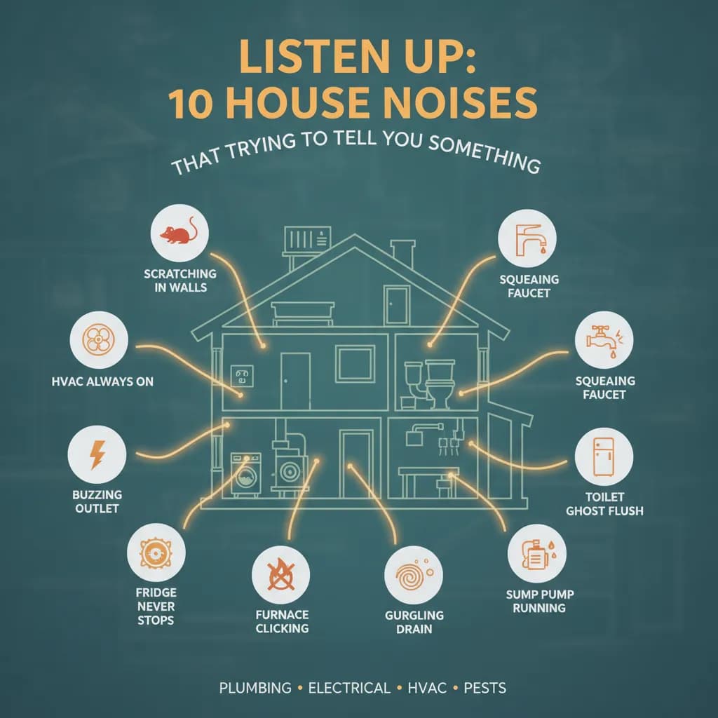 Is your house trying to tell you something? Listen up.