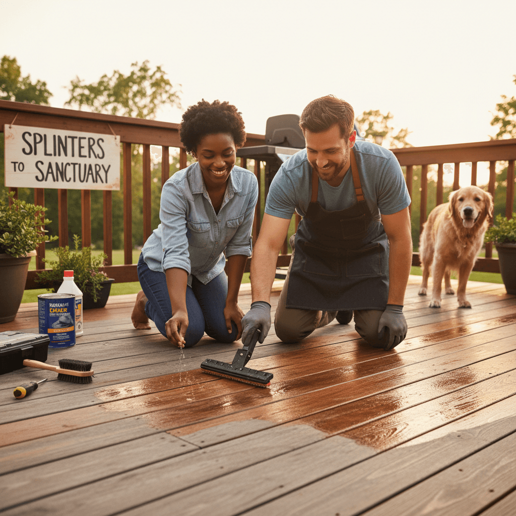 From splinters to sanctuary: Your essential deck maintenance playbook.